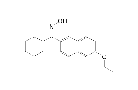 (Z)-cyclohexyl(6-ethoxy-2-naphthyl)methanone oxime