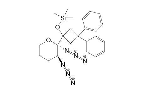 (1-((2R,3S)-2,3-diazidotetrahydro-2H-pyran-2-yl)-3,3-diphenylcyclobutoxy)trimethylsilane