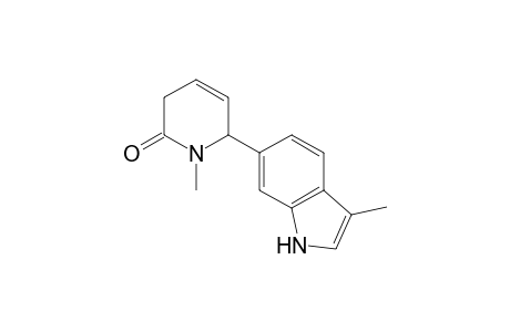 3,6-Dihydro-1-methyl-6-[6'-(3'-methylindolyl)]pyridin-2(1H)-one