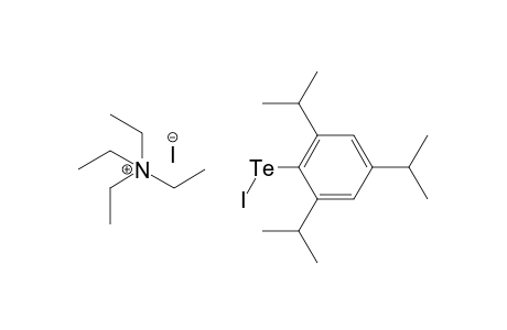 Tetraethylammonium-diiodo(2,4,6-triisopropylphenyl)telurate(II)