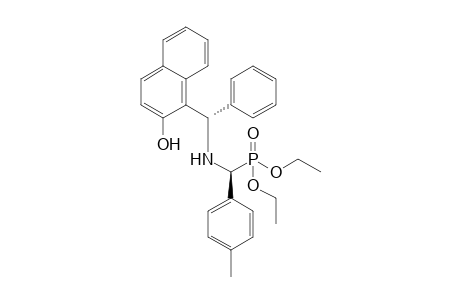(S,S)-O,O-Diethyl-[1-(2'-hydroxynaphth-1'-yl)(phenyl)methylamino]-1-(p-tolyl)methylphosphonate
