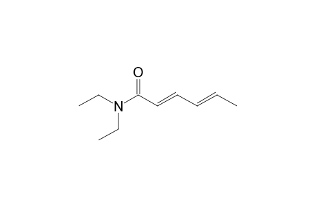 2,4-Hexadienamide, N,N-diethyl-