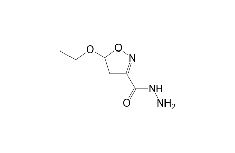 3-isoxazolecarboxylic acid, 5-ethoxy-4,5-dihydro-, hydrazide