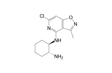 (1R,2R)-N-(6-Chloro-3-methyl-isoxazolo[4,5-c]pyridin-4-yl)-cyclohexane-1,2-diamine