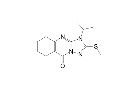 2-methylsulfanyl-3-propan-2-yl-5,6,7,8-tetrahydro-[1,2,4]triazolo[5,1-b]quinazolin-9-one