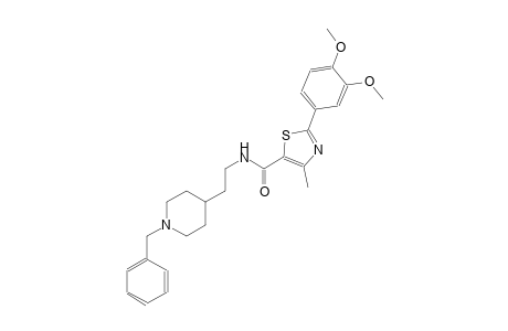 5-thiazolecarboxamide, 2-(3,4-dimethoxyphenyl)-4-methyl-N-[2-[1-(phenylmethyl)-4-piperidinyl]ethyl]-