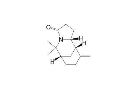 6,10-Methanopyrrolo[1,2-a]azocin-3(2H)-one, octahydro-5,5-dimethyl-9-methylene-, [6S-(6.alpha.,10.alpha.,10a.alpha.)]-