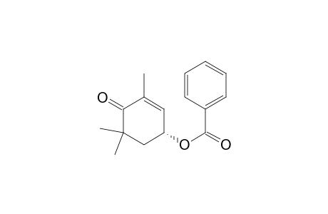 (R)-4-benzoyloxy-2,6,6-trimethylcyclohex-2-en-1-one