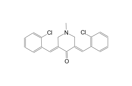 (3E,5E)-3,5-bis(2-chlorobenzylidene)-1-methyl-4-piperidinone