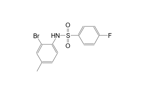 N-(2-bromo-4-methylphenyl)-4-fluorobenzenesulfonamide