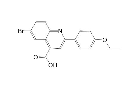 6-bromo-2-(4-ethoxyphenyl)-4-quinolinecarboxylic acid