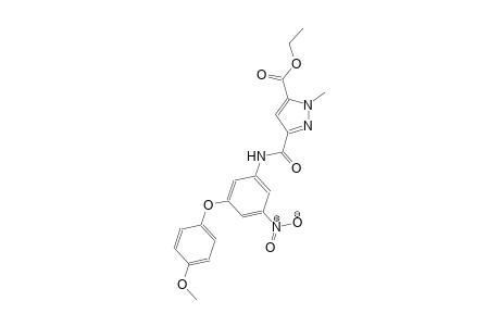 ethyl 3-{[3-(4-methoxyphenoxy)-5-nitroanilino]carbonyl}-1-methyl-1H-pyrazole-5-carboxylate