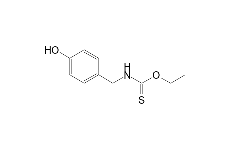 N-(4-hydroxybenzyl)thiocarbamic acid O-ethyl ester
