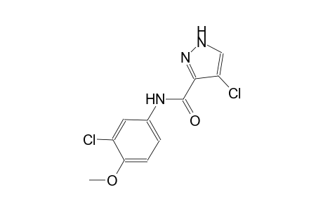4-chloro-N-(3-chloro-4-methoxyphenyl)-1H-pyrazole-3-carboxamide