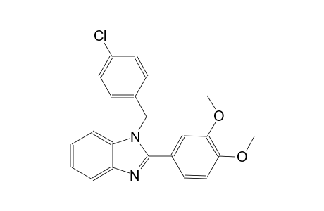 1H-benzimidazole, 1-[(4-chlorophenyl)methyl]-2-(3,4-dimethoxyphenyl)-