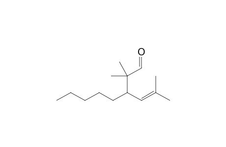 2,2-Dimethyl-3-(2-methylprop-1-en-1-yl)octanal