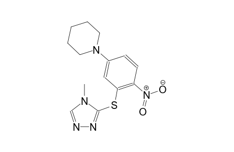 piperidine, 1-[3-[(4-methyl-4H-1,2,4-triazol-3-yl)thio]-4-nitrophenyl]-