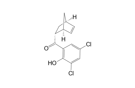 (+)-endo-Bicyclo[2.2.1]hept-5-en-2-yl(3,5-dichloro-2-hydroxyphenyl)methanone