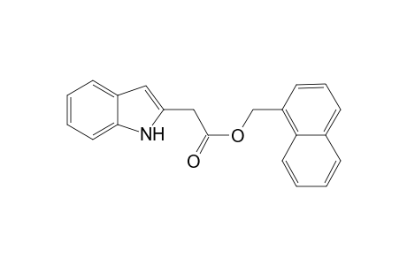 1-Naphthalenemethyl indole-2-acetate