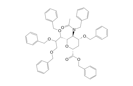 BENZYL-2,6-ANHYDRO-5-(N-BENZYLACETAMIDO)-4,7,8,9-TETRA-O-BENZYL-3,5-DIDEOXY-D-ERYTHRO-L-GLUCO-NONONAT