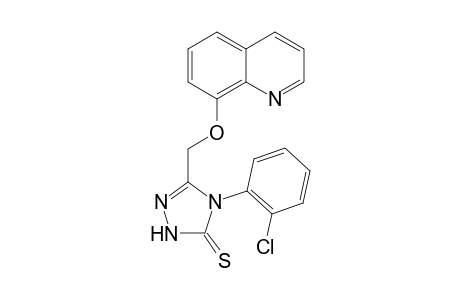 4-(2-Chlorophenyl)-5-((quinolin-8-yloxy)methyl)-2H-1,2,4-triazole-3(4H)-thione