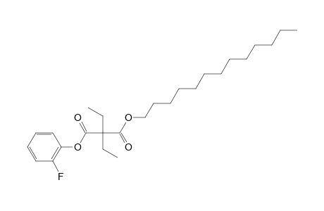 Diethylmalonic acid, 2-fluorophenyl tridecyl ester