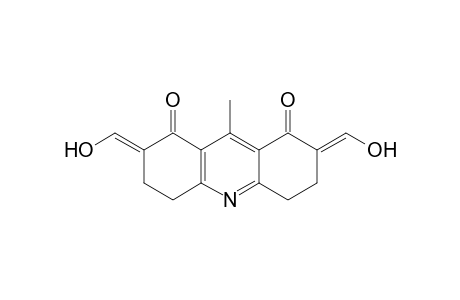 2,7-Di(hydroxymethylene)-9-methyl-3,4,5,6-tetrahydro-1,8(2H,7H)acridinedione