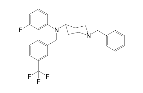 1-Benzyl-N-(3-fluorophenyl)-N-([3-(trifluoromethyl)phenyl]methyl)piperidin-4-amine