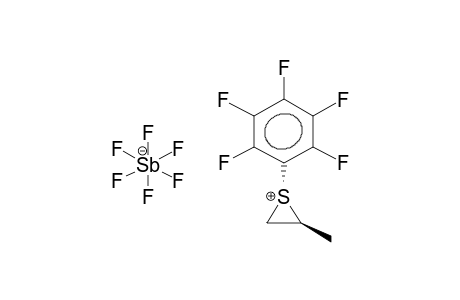 ANTI-S-(PERFLUOROPHENYL)-EPISULPHONIOPROPYLENE HEXAFLUOROANTIMONATE