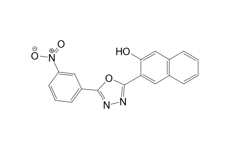 2-Naphthalenol, 3-[5-(3-nitrophenyl)-1,3,4-oxadiazol-2-yl]-