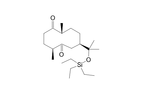 [(2S-(2R*,6R*,9S*)]-9-[1-(triethylsilyl)oxy-1-methylethyl]-2,6-dimethyl-1,5-cyclodecanedione