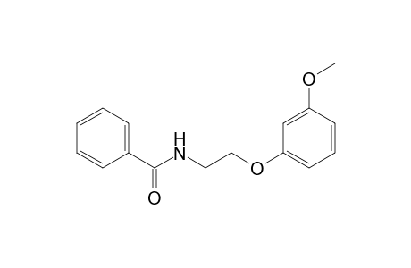 Benzamide, N-[2-(3-methoxyphenoxy)ethyl]-