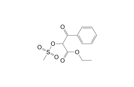 Benzenepropanoic acid, .alpha.-[(methylsulfonyl)oxy]-.beta.-oxo-, ethyl ester