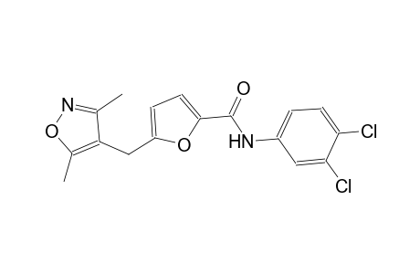 N-(3,4-dichlorophenyl)-5-[(3,5-dimethyl-4-isoxazolyl)methyl]-2-furamide
