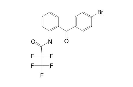 2-Amino-4'-bromobenzophenone, N-pentafluoropropionyl-