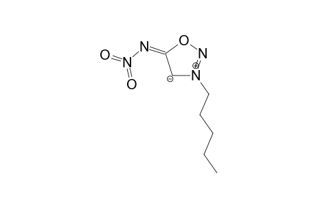 3-Pentyl-N-nitro-5-sydnone-imine