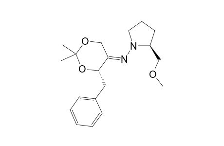 (E)-[(4S)-4-benzyl-2,2-dimethyl-1,3-dioxan-5-ylidene]-[(2S)-2-(methoxymethyl)pyrrolidino]amine