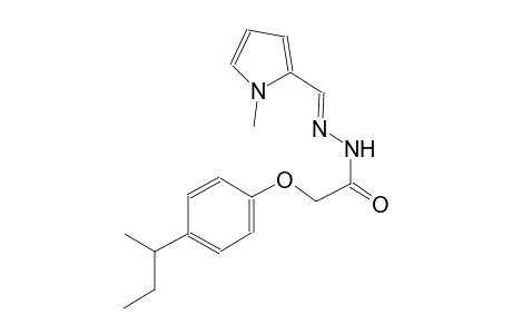 2-(4-sec-butylphenoxy)-N'-[(E)-(1-methyl-1H-pyrrol-2-yl)methylidene]acetohydrazide