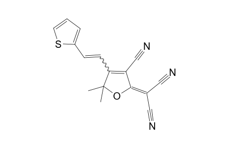 2-[3-cyano-5,5-dimethyl-4-[(E)-2-(2-thienyl)vinyl]-2-furylidene]malononitrile
