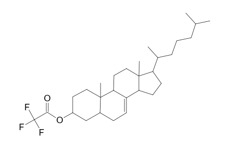 Cholest-7-en-3-ol, trifluoroacetate, (3.beta.)-