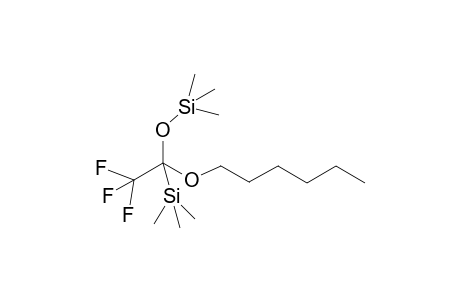 n-Hexyl trimethylsilyl 1-trimethylsilyl-2,2,2-trifluoroethane ketal