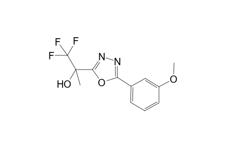 1,1,1-Trifluoro-2-[5-(3-methoxyphenyl)-1,3,4-oxadiazol-2-yl]-2-propanol