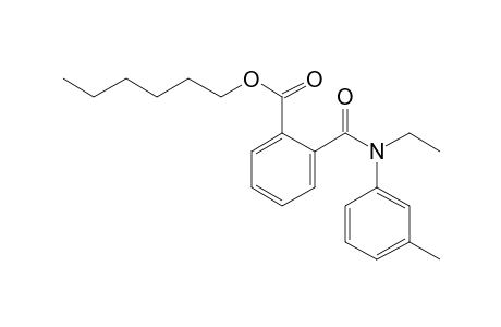 Phthalic acid, monoamide, N-ethyl-N-(3-methylphenyl)-, hexyl ester