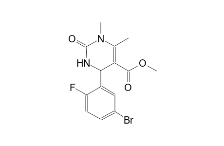 6-(5-bromo-2-fluoro-phenyl)-2-keto-3,4-dimethyl-1,6-dihydropyrimidine-5-carboxylic acid methyl ester