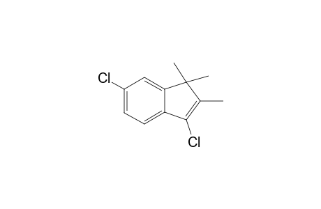3,6-bis(chloranyl)-1,1,2-trimethyl-indene