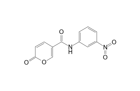 6-Oxo-6H-pyran-3-carboxylic acid, (3-nitrophenyl)amide