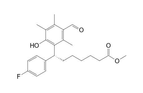 Methyl (R)-7-(4-Fluorophenyl)-7-(3-formyl-6-hydroxy-2,4,5-trimethylphenyl)heptanoate