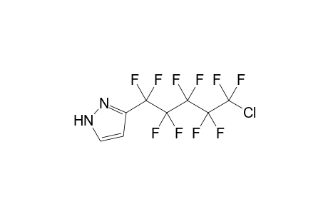 5-(5-Chloro-1,1,2,2,3,3,4,4,5,5-decafluoro-pentyl)-1H-pyrazole