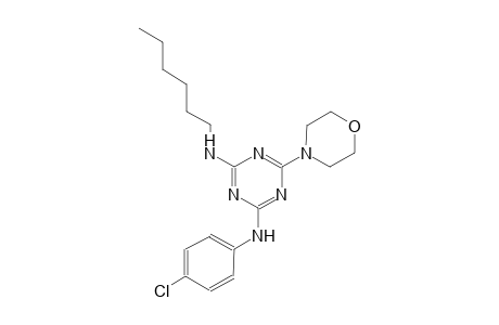 1,3,5-triazine-2,4-diamine, N~2~-(4-chlorophenyl)-N~4~-hexyl-6-(4-morpholinyl)-
