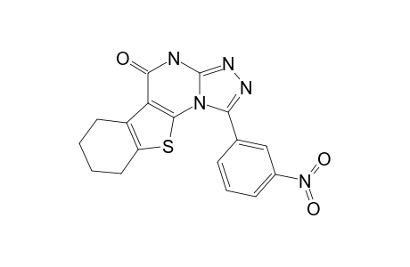 1-(3-NITROPHENYL)-6,7,8,9-TETRAHYDRO-4H-BENZO-[4,5]-THIENO-[2,3-D]-[1,2,4]-TRIAZOLO-[3,4-B]-PYRIMIDIN-5-ONE